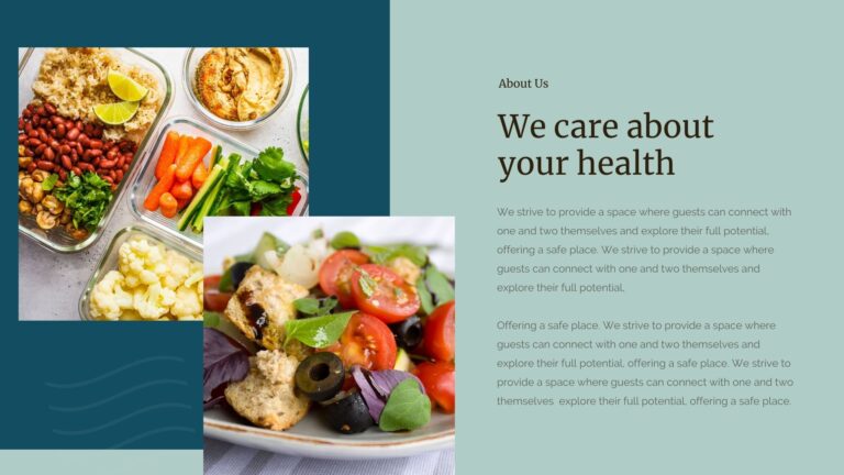 rachel young nutritionist personalised canva presentation